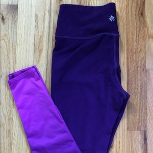 Athletes Purple Ombré Leggings